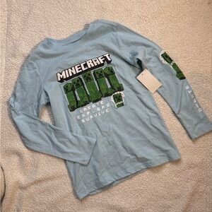 Blue Kids Long Sleeve Shirt